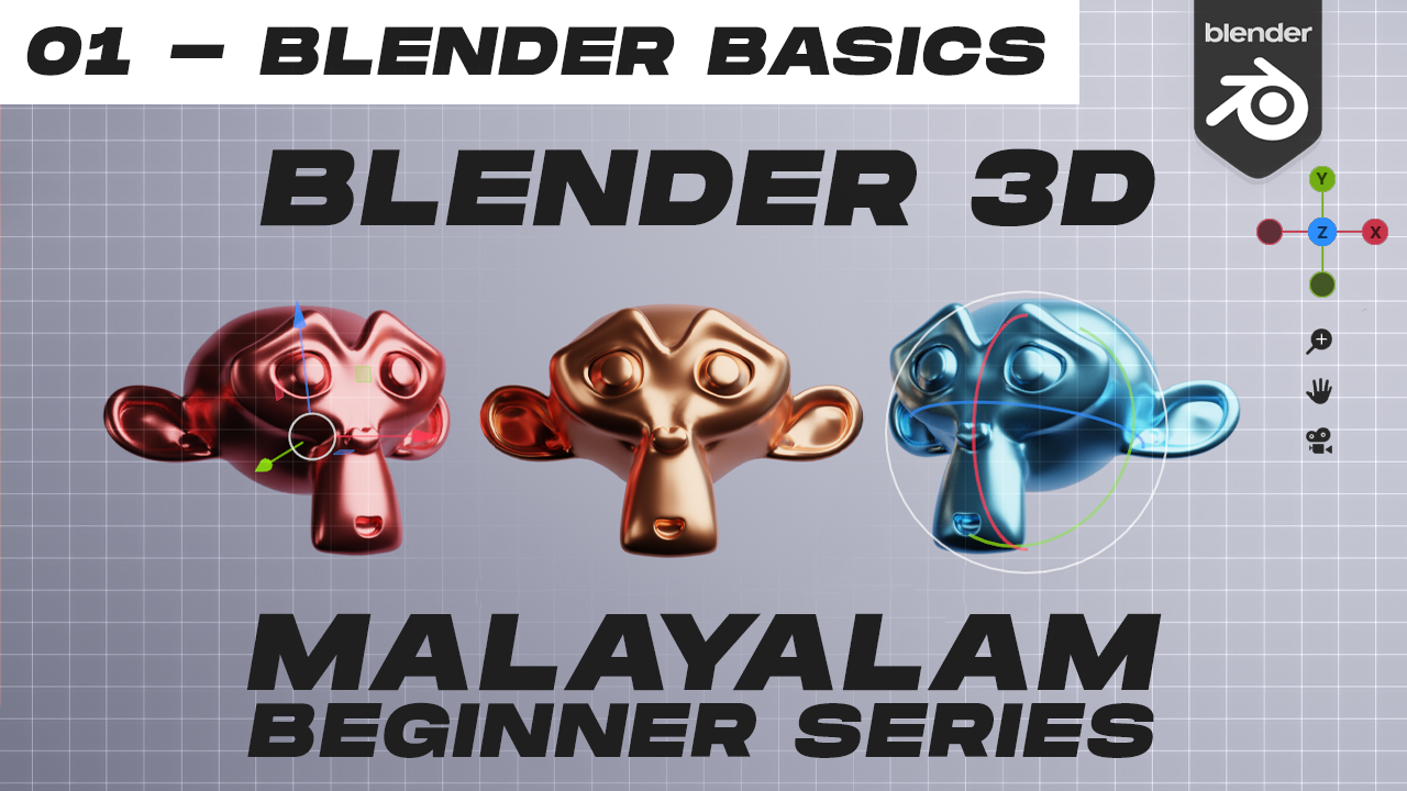 Blender 3D Beginner Course Malayalam